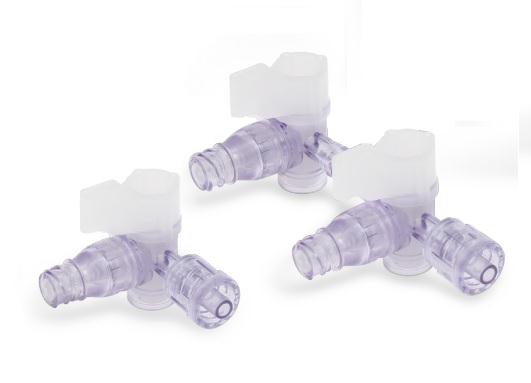 ICU Medical 4-Way Stopcocks - 4-Way Stopcock, IV Tubing and Syringe, 72" - AG8095