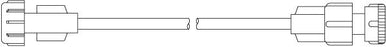 ICU Medical Arterial Pressure Tubings - Arterial Blood Pressure Tubing, Male, PVC, 36" - 423690101