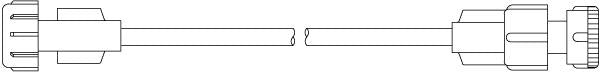 ICU Medical Arterial Pressure Tubings - Arterial Blood Pressure Tubing, Male, PVC, 36" - 423690101