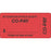 Label Wraparound Paper Removable Attention Office 3 1/2" X 1 3/4" Fl. Red 500 Per Roll