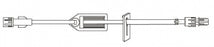 BD Specialty Extension Sets with Filter - 15" Standard-Bore IV Extension Set with 4.8 mL Priming Volume, 1.2-micron Filter, Slide Clamp and Spin Male Luer Lock - ME1225