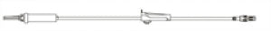 BD Secondary IV Administration Sets - Secondary IV Administration Set with Spin Male Luer Lock, Roller Clamp, Hanger and 12 mL Priming Volume, Sterile Fluid Path, 20-Drop, 36", Non-DEHP - MS3500