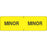 Label Wraparound Paper Permanent Minor Minor 2 7/8" X 7/8" Yellow 1000 Per Roll