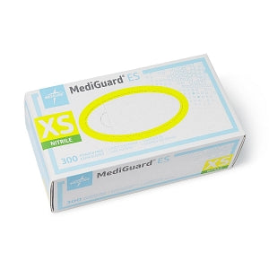 Medline MediGuard ES Powder-Free Nitrile Exam Gloves - MediGuard ES Powder-Free Nitrile Exam Gloves, Size XS - MG3000