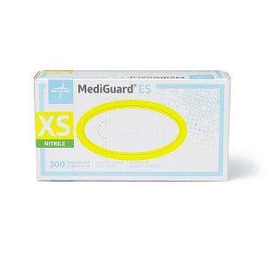 Medline MediGuard ES Powder-Free Nitrile Exam Gloves - MediGuard ES Powder-Free Nitrile Exam Gloves, Size XS - MG3000