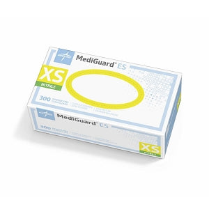 Medline MediGuard ES Powder-Free Nitrile Exam Gloves - MediGuard ES Powder-Free Nitrile Exam Gloves, Size XS - MG3000