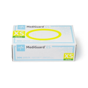 Medline MediGuard ES Powder-Free Nitrile Exam Gloves - MediGuard ES Powder-Free Nitrile Exam Gloves, Size XS - MG3000