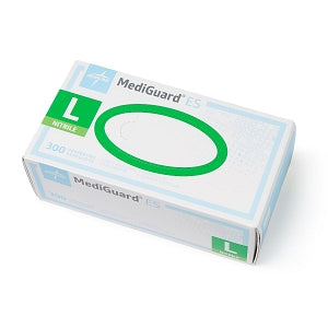 Medline MediGuard ES Powder-Free Nitrile Exam Gloves - MediGuard ES Powder-Free Nitrile Exam Gloves, Size L - MG3003