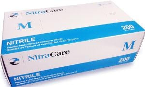 Medgluv Nitricare Powder Free Exam Gloves - NitriCare 9.5" Nonsterile Powder-Free Nitrile Exam Gloves, Cobalt, Size M - MG505M