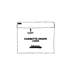 Advanced Medical X-Ray Cassette Drapes - X-ray Cassette Drape, Universal, 20" x 40" - 05-CD02