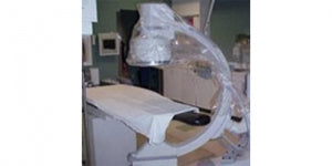 Advanced Medical C-Arm Drapes - C-arm Mobile X-ray Drape with Poly Straps, 42" x 120" - 07-CA108