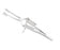 Miltex Cross-Action Retractors - Cross Action Retractor, Blunt Prongs, Self-Retaining, 4" - 42690