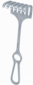 Miltex ISRAEL Retractors - Israel Retractor, 6 Blunt Prongs - 11-352