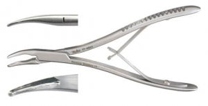 Miltex MICRO Friedman Rongeur - Friedman Microsurgery Rongeur, Curved, 1.3 mm Jaws - 17-4801