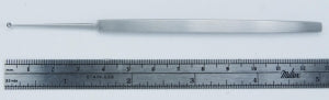 Integra MEYERHOEFER Chalazion Curettes - Meyhoefer Chalazion Curette, 5", 1.7 mm, Size 1 - 18-500