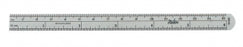 Integra Flexible Stainless Rulers - Flexible Stainless Ruler, Graduated, 6" x 1/2" - 18-660