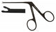 Integra Micro Alligator Ear Forceps - Micro Alligator Ear Forceps, Oval Cup, 0.8 mm x 1.17 mm Jaws, Ebony - 19-2110-B