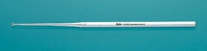 Integra Buck Ear Curettes - Buck Ear Curette, 6.5", Sharp, Straight, Size 00 - 19-260