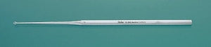 Integra Buck Ear Curettes - Buck Ear Curette, 6.5", Blunt, Straight, Size 0 - 19-282