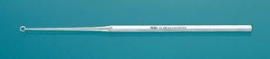 Integra Buck Ear Curettes - Buck Ear Curette, 6.5", Blunt, Straight, Size 3 - 19-288