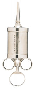 Miltex Metal Ear Syringe - Metal Ear Syringe, without Shield, 2 oz., Chrome Plated - 19-380