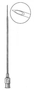 Miltex Instru Luer-lock Tonsil Needle - Tonsil Needle with Luer Lock, 23 G x 4.25", Straight - 20-426