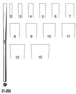 Miltex SHEEHAN Osteotome - Sheehan Osteotome, 6-1/4", 2 mm - 21-205-2