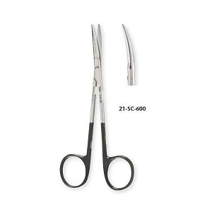 Miltex Instrument Co FOMON Saber-Back Scissors - Fomon Saber-Back Supercut Scissors, Curved, 5.25" - 21-SC-600