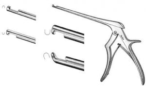 Miltex KERRISON Cervical Rongeur - Kerrison Cervical Rongeur, 90° Down-Bite, Improved Handle, 2 mm, 7" - 26-393A