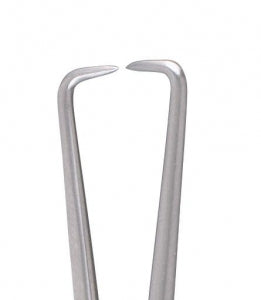 Miltex Uterine TENACULUM Forceps - Uterine Tenaculum Forceps, Braun, Straight / Square / No Overlap - 30-965ATR