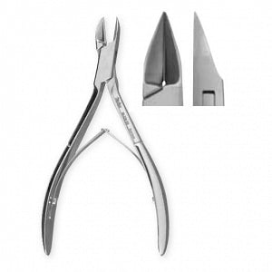 Integra Lifesciences Nail Nippers - Straight Extra Narrow Stainless Steel Nail Nippers, 5" - 40-226A