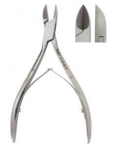 Integra Lifesciences Nail Nippers - Straight Heavy Stainless Steel Nail Nippers, 6" - 40-227-SS