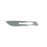 Miltex Stainless Steel Surgical Blades - Stainless Steel #22 Surgical Blade - 4-322