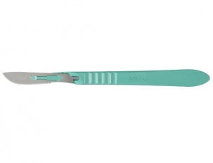 Miltex Disposable Stainless Steel Scalpels - Disposable Scalpel, Size 22 - 4-422