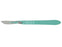 Miltex Disposable Stainless Steel Scalpels - Disposable Scalpel, Size 22 - 4-422