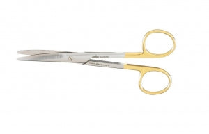 Miltex Instruments Co. Beveled Blade Carb-N-Sert Mayo Scissors - Mayo Curved Scissors, 5-1/2" - 5-122TC