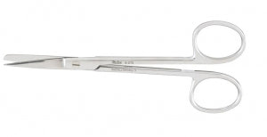 Miltex Std Pattern Operating Scissors - Standard Pattern Operating Scissors, Delicate Straight, Sharp-Blunt, 4.75" - 5-272