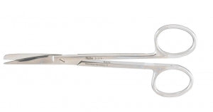 Integra Plastic Surgery Scissors - Curved Plastic Surgery Scissors, Sharp / Blunt, 4-3/4" - 5-278