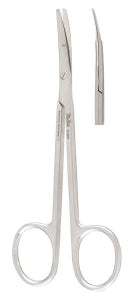 Miltex RAGNELL Dissecting Scissors - Ragnell Dissecting Scissors, Curved, Flat Tip, 5" - 5-290