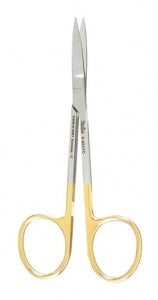 Miltex Instruments Co. Carb-N-Sert Iris Scissors - Carb-N-Sert Iris Scissors, Straight, 4-1/2" - 5-304TC