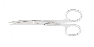 Miltex OR Std Pattn Op Scissors - OR Scissors, Curved, Sharp / Sharp, 4.5" - 11810