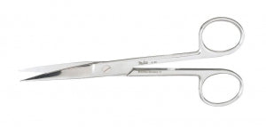 Miltex OR Std Pattn Op Scissors - OR Scissors, Curved, Sharp / Sharp, 5.5" - 13271