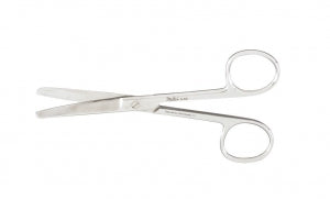 Miltex OR Std Pattn Op Scissors - OR Scissors, Curved, Blunt / Blunt, 4.5" - 19115