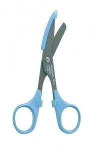 Integra LifeSciences Nurse's Bandage and Utility Scissors - Nurse's Scissors, 5-1/2" Blue - 5-702