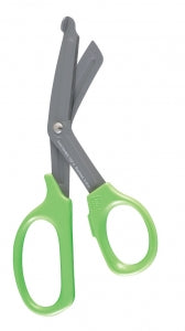 Integra Fluoride Coated Bandage and Utility Scissors - Bandage Scissor, Fluoride Coated, Neon Green - 5-800