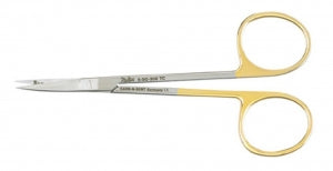 Miltex Instruments Co. SuperCut / Carb-N Sert Iris Scissors - Iris Tungsten Carbide Scissors, 4.5", Curved - 5-SC-306TC