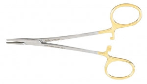 Miltex Instrument Co. Miltex Blepharoplasty Scissors - Webster Car-N-Sert Needle Holder with Quick Release - 8-706TC