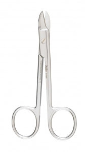 Miltex Instruments Co. Crown & Collar Scissors - Wire Cutter Scissors, Serrated, Curved, 4.75" - 9-122