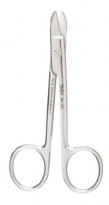 Miltex Instruments Co. Crown & Collar Scissors - Wire Cutter Scissors, Smooth, Curved, 4.75" - 9D-123