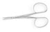 Miltex Ophthalmic Iris Scissors - Ophthalmic Iris Scissors, Straight, Flat Shanks, Extra Large Ring, 4" - MH18-1415